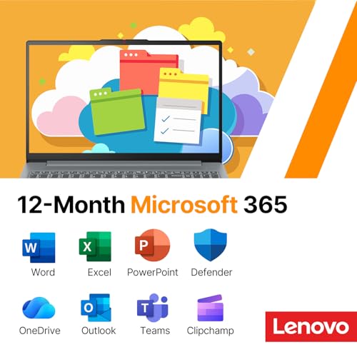 Image of Lenovo IdeaPad Slim 3i 15.6 inch FHD Laptop • Microsoft Office 365 • Intel 4 Cores • DDR5 • 128GB SSD • Military-Grade • Windows 11 • Quick Setup, Lightweight • Essential Laptop • w /o Mouse