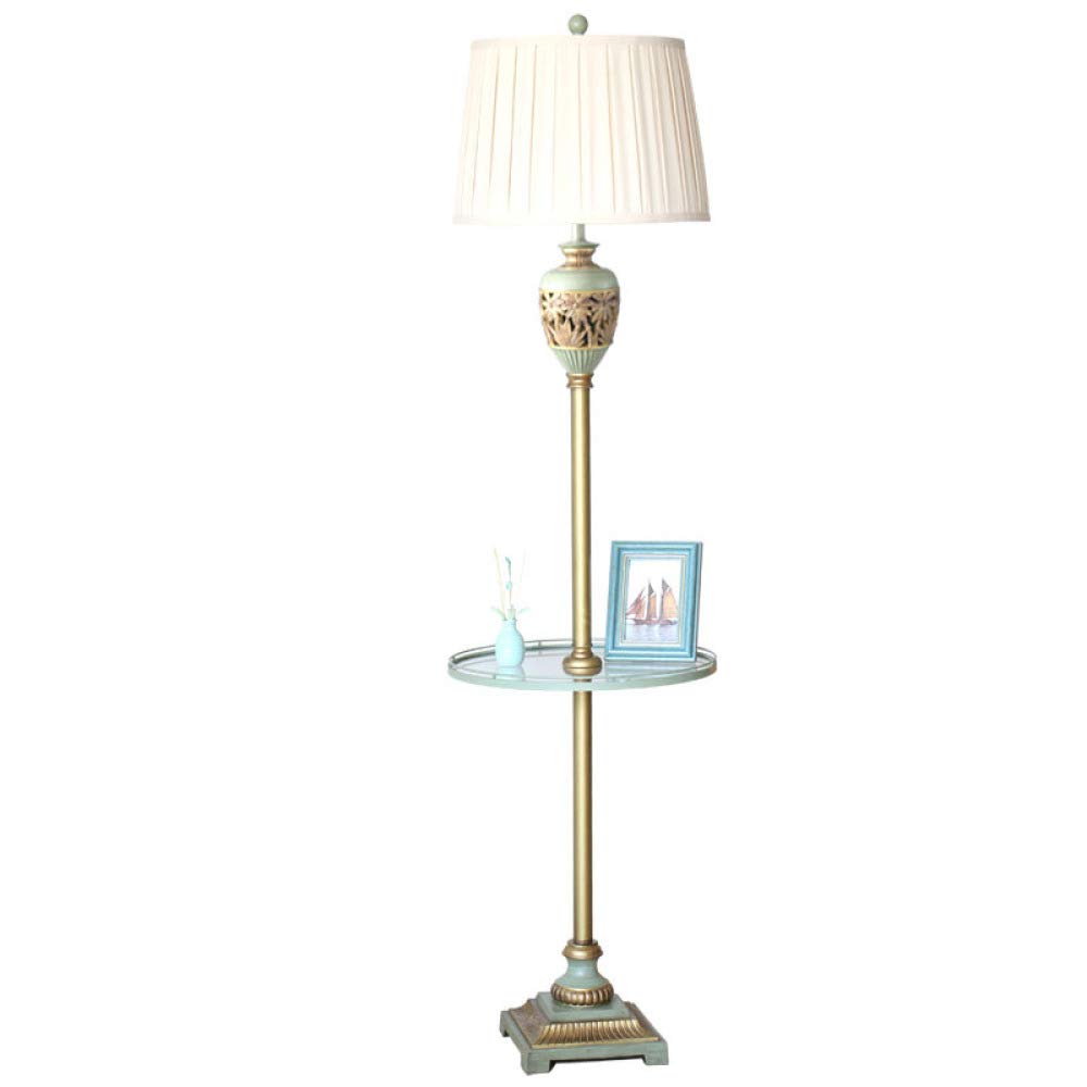 Lampe de table verticale simple salon éclairage blanc et table basse intégrée