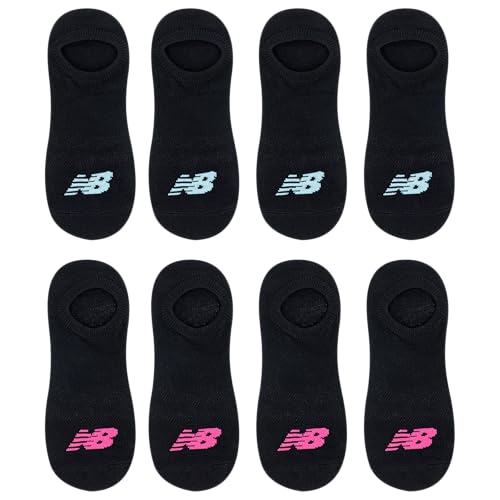 New Balance Kids' Performance Liner Socks-8 Pairs-Breathable Half Cushion & Arch Support3