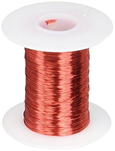 Remington Industries 27SNSP.25 Magnet Wire, Enameled Copper Wire, 27 AWG, 4 oz, 400' Length, 0.0151
