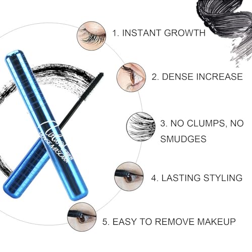 Prime-Lash Mascara for Mature Ladies, Prime Lash Mascara for Mature Ladies, Prime-Lash Mascara for Seniors with Thinning Lashes Waterproof Mascara Black Volume and Length(1PC) - Image 4