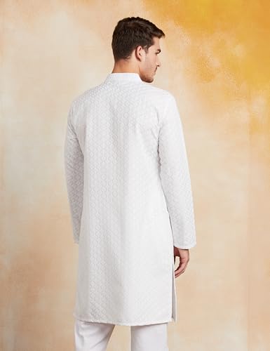 Image of Symbol Premium Men's Embroidery Sequined Long Kurta