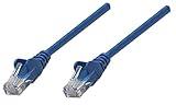 Intellinet Network Solutions Cat5e RJ-45 Male/RJ-45 Male UTP Network Patch Cable, (319874), Blue, 7.5 m (25 ft)