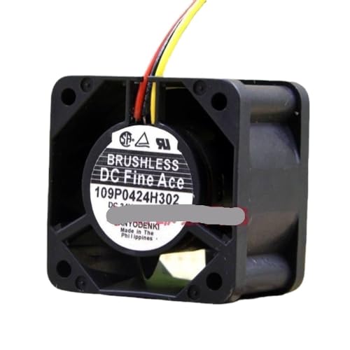eRgDFS Ventilador de enfriamiento Compatible 40x40x28mm 24V 0. 095A 4cm para el inversor Ssea Sanyo 109P0424H302 4028