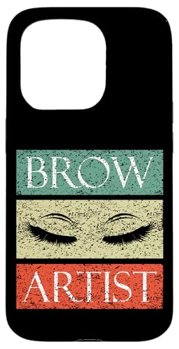 Vintage Brow Artist Retro Brow Artist Case for iPhone 15 Pro