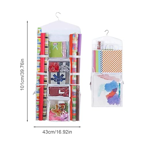 Hanging wrap organizer double-sided haut de gamme en grand format - 2