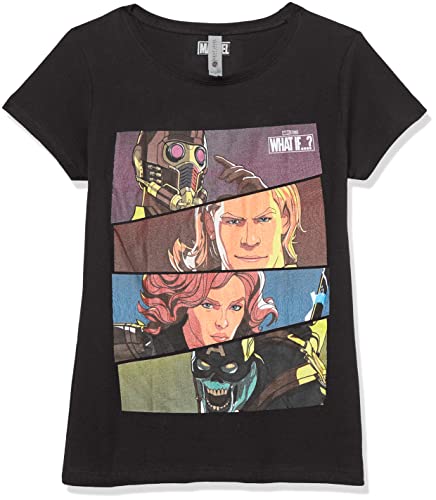 T-shirt Marvel fille noir cadeau anniversaire Hero Boxes XL