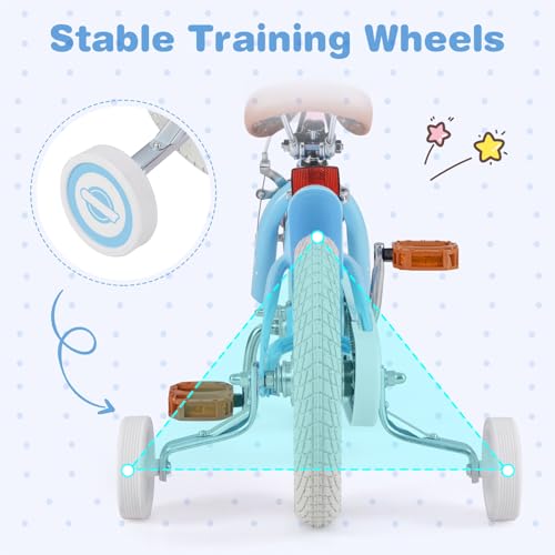 Image of BABY JOY Kids Bike, 12 14 16 18 20 Inch Boys Girls Bike w /Removable Basket