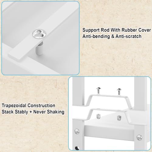 Image of Narrow Expandable Cabinet Shelf Organizer, Kitchen Countertop Storage