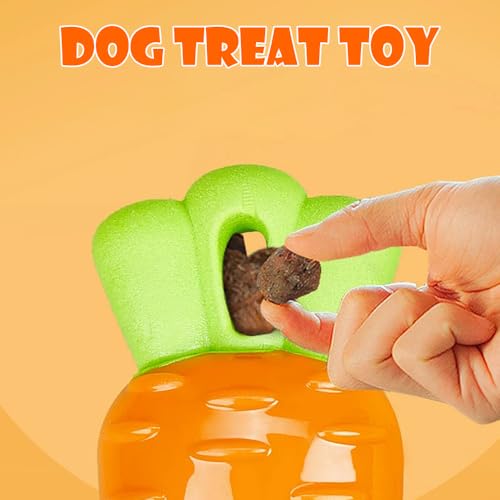 Unzerstörbares Kauspielzeug für aggressive Kauer, quietschendes Zahnspielzeug für mittelgroße und große Hunde, Gummi-Karotte, Mais, Aubergine, 3 Stück