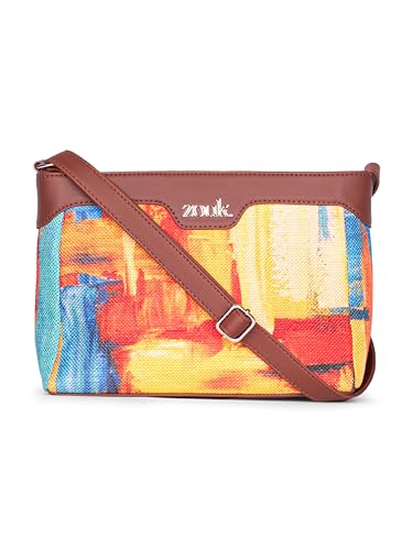Image of ZOUK Harmony Sling Bag | Crossbody Bags for Women | Women's Handbags | Stylish | Vegan Leather Evening Bag | Travel & Office Use | Purse and Wallet