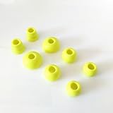 Replacement Silicone Eartips Earbuds Eargels Compatible with Beats by dr dre Powerbeats 3 Wireless Stereo Earphones (Yellow)