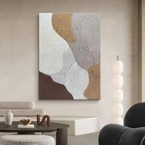 Toile art mural géométrique XBTYKPB 70x90cm sans cadre pour salon