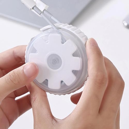 Image of Cable Organizer, Cable Management Box, Desk Cable Holder & Wire Organizer for Home, Office, and Travel - Multi-Purpose Cable Manager for Desk Setup
