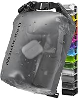 Nordlight Dry Bag 2L Wasserdichter Beutel - (Anthrazit) Wasserdichter Packsack Mit Roll Top Verschluss Und Schultergurt | Schwimmen, Baden, Strand, Kanu, Stand Up Paddling, Tauchen