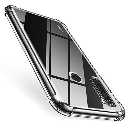QHOHQ Compatibel voor Huawei P 40 Lite Case, met [2 x gehard glas Screen Protector], zachte siliconen TPU anti-cratch Clear Back, Huawei P 40 Lite, TPU-2 stuks