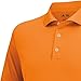 adidas Golf Men's Puremotion Solid Jersey Polo, Bright Orange/White, XX-Large