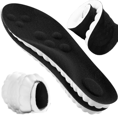 Image of 4 PCS Cut-Out Insoles 4D Cloud Soles Ultra Comfort Soft Memory Foam Cushioning Cloud Insoles for Men Women