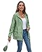 Hount Woman Packable Hooded Raincoats for Travel Lightweight Rain Jackets with Carrying Bag (Teal Green, M)