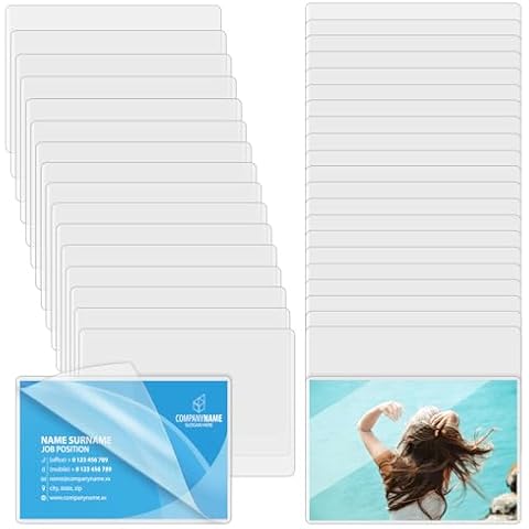 Neworkg Thermal Laminating Pouches, 100 PCS Laminating Sheets 4x6 Glossy Clear Laminating Pouch for Sealed 4x6 inches Photo Card Documents Cover