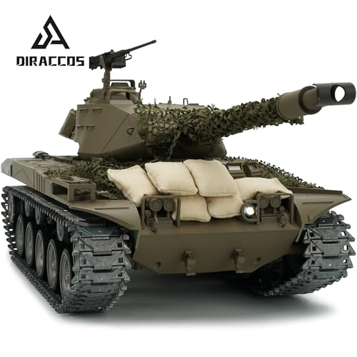 Image of Modified Edition 1 /16 Remote Control US M41A3 Walker Bulldog Tank (Upgraded /Metal Road Wheel & Tracks & Sprocket & Idle Wheel)(5000mah Nimh Battery)(Steel Gear Gearbox)