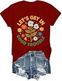 Photo Gallery lets get in good trouble shirt donna uomo social justice t-shirt get in good trouble tee top, porpora, m Photo Gallery lets get in good trouble shirt donna uomo social justice t-shirt get in good trouble tee top, porpora, m
