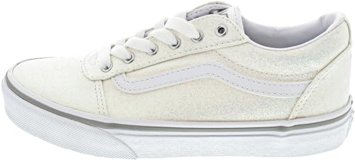 Vans Unisex Kinder Ward V Sneaker, Spring Glitter White, 26 EU