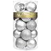 KI Store 20ct Christmas Ball Ornaments Shatterproof Christmas Decorations Large Tree Balls for Holiday Wedding Party Decoration, Tree Ornaments Hooks Included 3.15" (80mm Silver)