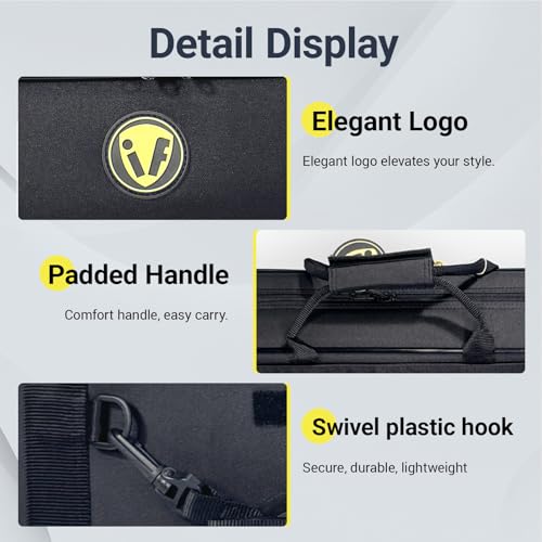 Omebaige Straight Soprano Saxophone Case, Molded Case with Built-In Strap by Omebaige - Image 4