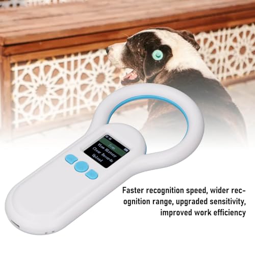 Scanner de Microchip Animal, Tela TFT de 1,44 Polegadas, Uso Versátil, Armazenamento de Dados de Des