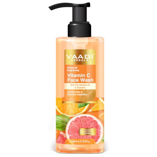 Image of Vaadi Herbals Vitamin C Face Wash With Pro Vitamin B5 & Turmeric 110ml