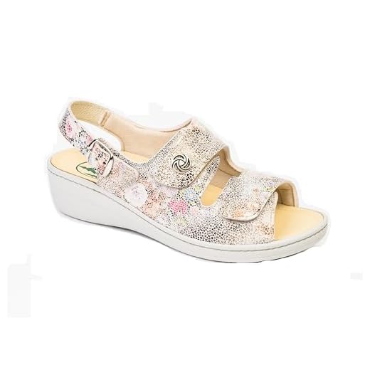 Franken Schuhe Damen Sandale,Weite K,Leder,Wechselfußbett, Hallux Valgus, bella, Größe 40