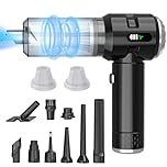 Semflagree Car Vacuum Cleaner Cordless, Handheld Vacuum Cleaner Powerful 25000PA Strong Suction with LED digital display USB Rechargeable Portable Mini Vacuum for Car, Home, Office