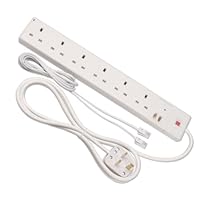 Algopix Similar Product 14 - LINDY Power Strip  UK Mains 6 Way