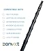 ZANVXT Carbon 1.9-to 9.8 ft. Cobweb Duster with Extension Pole Combo (Includes one Each of Medium and Low Stiffness Brushes), Spider Web Brush with Pole, Carbon Telescopic Poles are Lighter