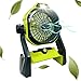 Laimiao Camping Ventilator Tischventilator, UFA02 2 in1 Akku-Lüfter für Makita 18V Akku mit LED Licht & Haken, Deckenventilator | Zeltventilator | Bodenventilatorfür Auto Outdoor Camping Büro Hause