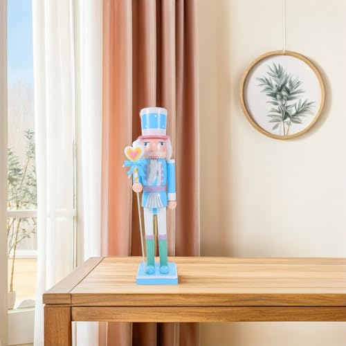 Casse-Noisette en Bois Uonlytech - Statuette de Table pour Décoration de Noël - 6