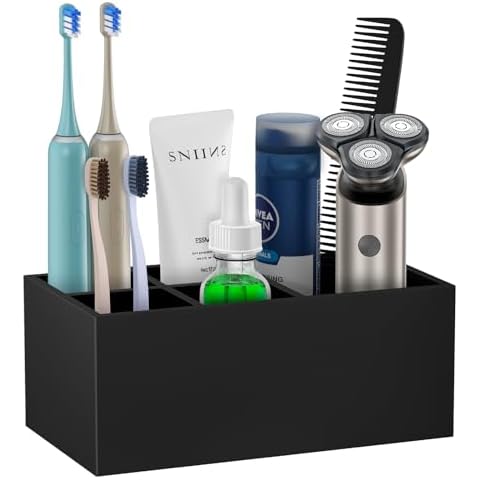 PENGARO Electric Toothbrush Holder with Drain Hole Cover