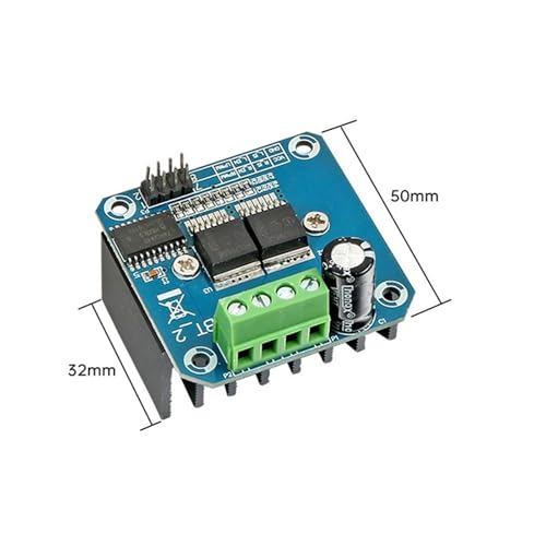 Módulo controlador de corriente BTS7960 driver puente H 43A para motor DC de alta potencia 3