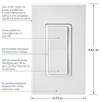 Leviton Decora Smart Switch, Wi-Fi, D315S-1RW, White - Image 4