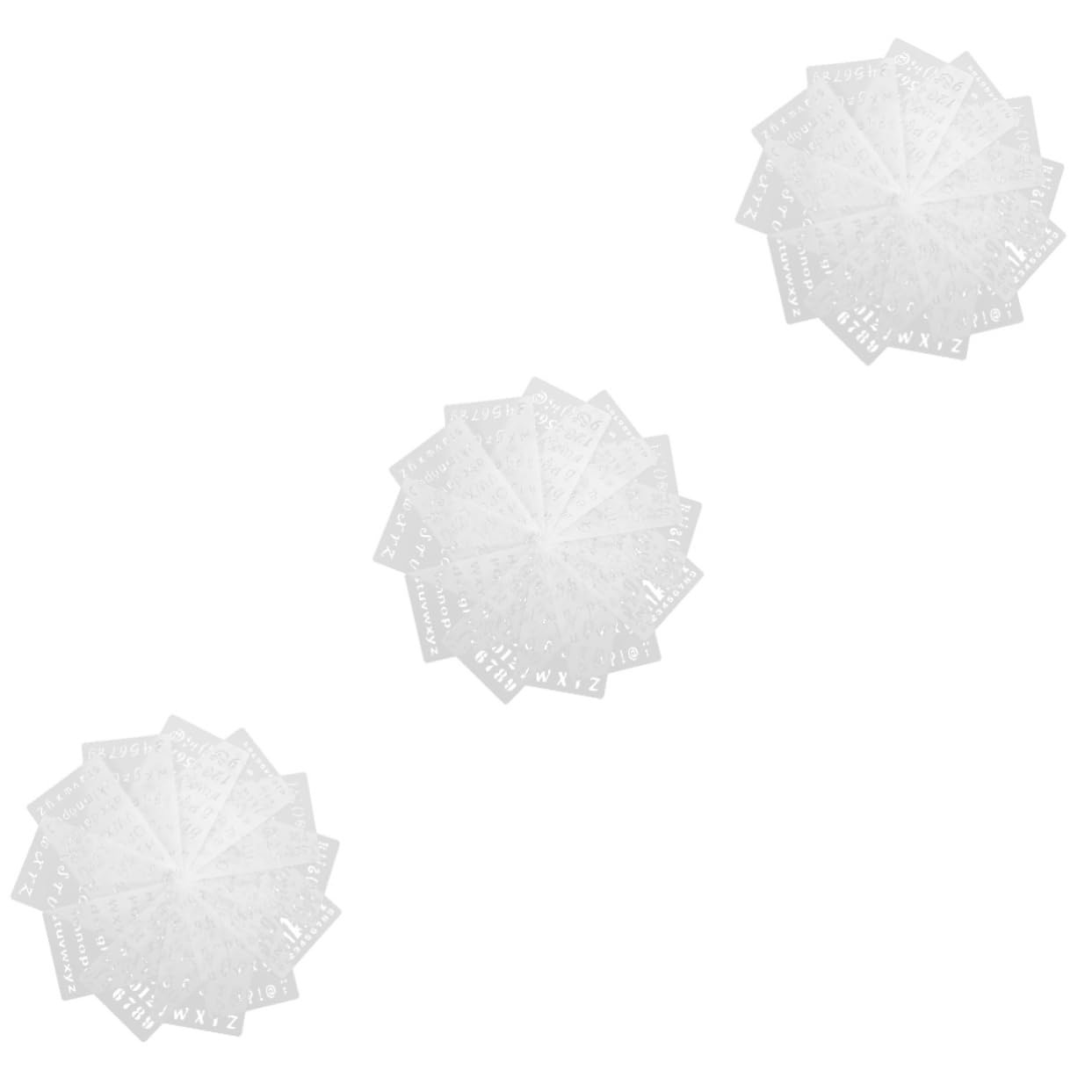 SHINEOFI 36pezzi Stencil Riutilizzabili Per Lettere e Numeri Modelli Di Pittura Hollow-out Per Progetti e Decorazioni Artistiche