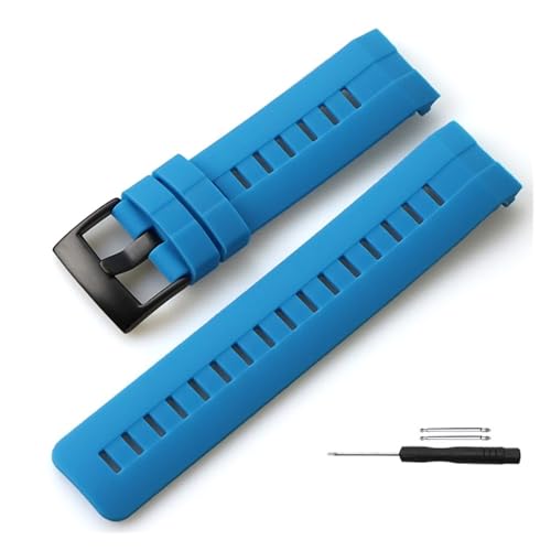 RTRCAGAKM Silicone Watch Band Fit For Suunto Fit For Spartan Sport Wrist Fit For HR Watchband Fit For Suunto Fit For Spartan Fit For ULTRA Bracelet/Fit For AMBIT3 Fit For VERTICAL/Traverse Strap(Blue