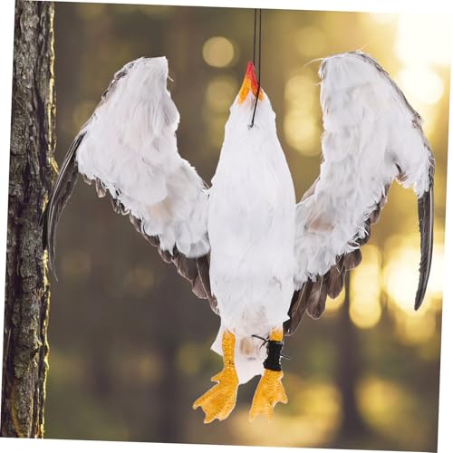 Mouette morte simulee pratique decoration exterieure durable - 5