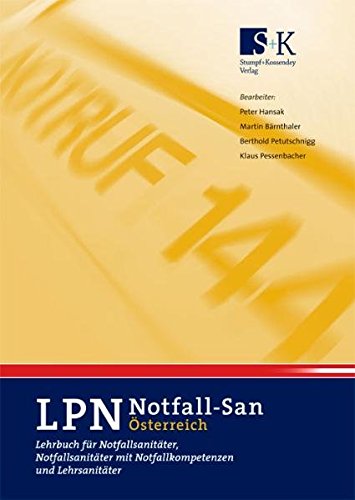 LPN-Notfall-San Österreich, Band 2 : Hansak, Peter: Amazon.de: Bücher