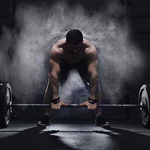 AQF Weight Lifting Straps for Gym, Anti-Slip Non-padded Training Wrist Support Straps Bodybuilding Powerlifting Fitness Webbing Bar Grips - Image 7