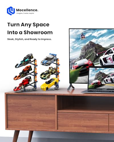 Image of Display Stand for Lego Speed Champions Formula 1 Race Car, Stand for F1 Car 66802 77242 77243 77244 77245 77246 77247 77248 77249 77250 77251 and Other 8-Stud car, Building Kit for Kid 6+