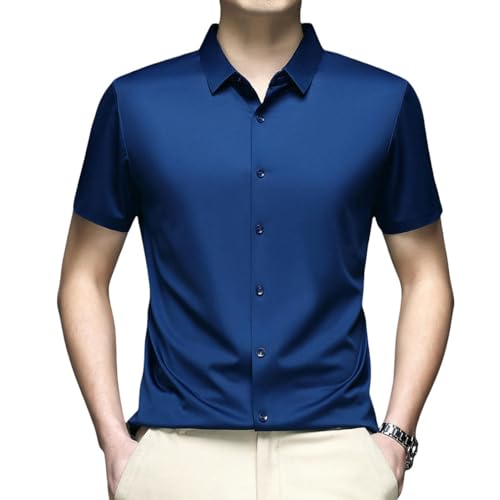 Chemise à manches courtes homme pour un style coréen en été