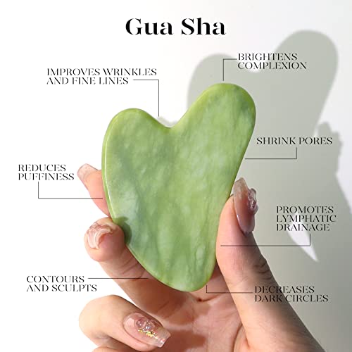 BAIMEI-Jade-Roller-Gua-Sha-Face-Roller-Facial-Beauty-Roller-Skin-Care-Tools-Massager-for-Face-Eyes-Neck-Body-Muscle-Relaxing-and-Relieve-Fine-Lines-and-Wrinkles-Green BAIMEI-Jade-Roller-Gua-Sha-Face-Roller-Facial-Beauty-Roller-Skin-Care-Tools-Massager-for-Face-Eyes-Neck-Body-Muscle-Relaxing-and-Relieve-Fine-Lines-and-Wrinkles-Green