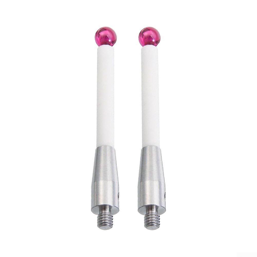 2X CMM Taststift 50mm 6mm Rubin-Kugel A-5000-3709 2X CMM Taststift