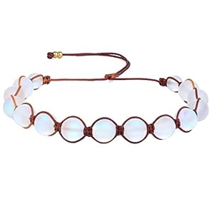 KANYEE Bracelets De Perles Lune Bracelet Rang Coloré Bracelets De Corde Faits à La Main pour Femmes – 23M